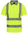 RG555 TRS271 Regatta High Visibility Pro Contract Polo Shirt Yellow colour image